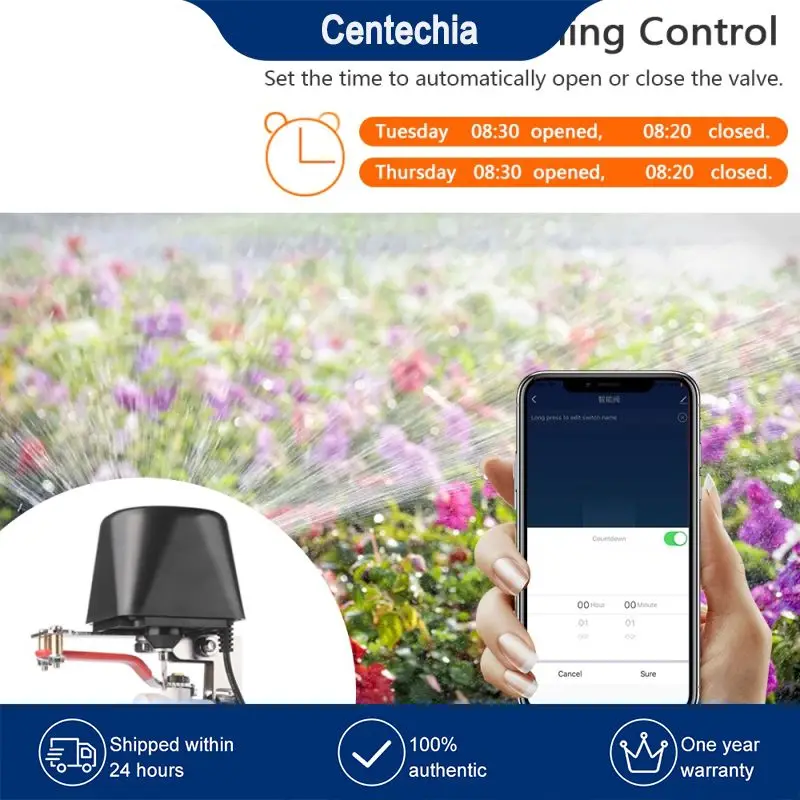 

1.6mpa Remote Control Voice Control Belt Clutch Adapter For Graffiti Smart App Control Valve Graffiti Smart App Manual Control
