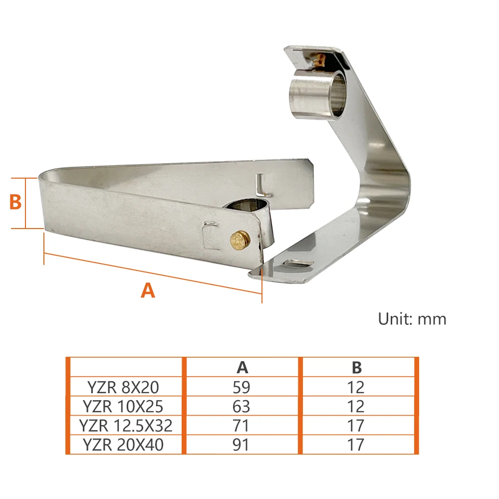 Фото Jumpasit YZR355/400 YZR280-315 20x50 20x40 Держатель угольной щетки Замена алюминиевого узеля №4