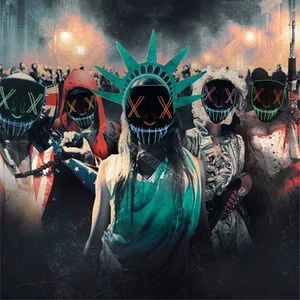 Светящаяся неоновая ЖК маска для Хэллоуина, страшные маски для вечеринок, косплея, светятся в темноте, V значит вендетта