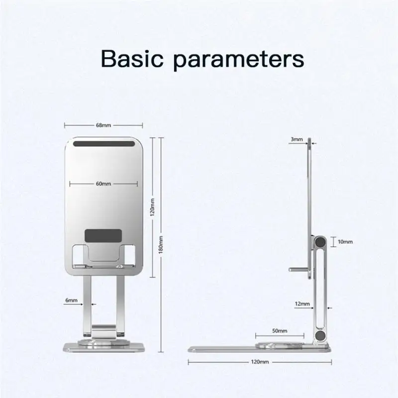 RYRA Portable Tablet Stand 360° Rotation Adjustable Foldable Holder For IPad Phone Samsung Xiaomi Lenovo Huawei Tablet Bracket