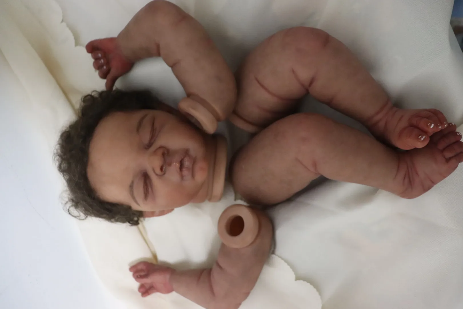 FBBD ограниченная поставка на заказ 24-дюймовый Reborn Baby Стерлинговое Серебро с