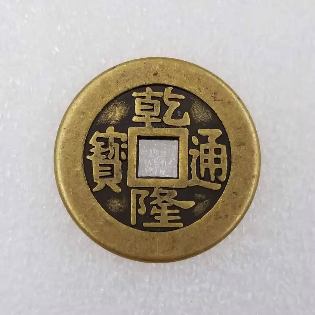 

Ancient Chinese Five Emperor Coins Copper Diameter 28mm Thick 2.3mm Copper Coins Home Decoration Coins