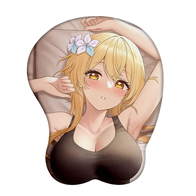 

Soft Sexy Girl Silicone 3d Anime Mouse Pad With Wrist Rest Support Opie Ergonomic Custom Non Slip Lycra/2Way Skin