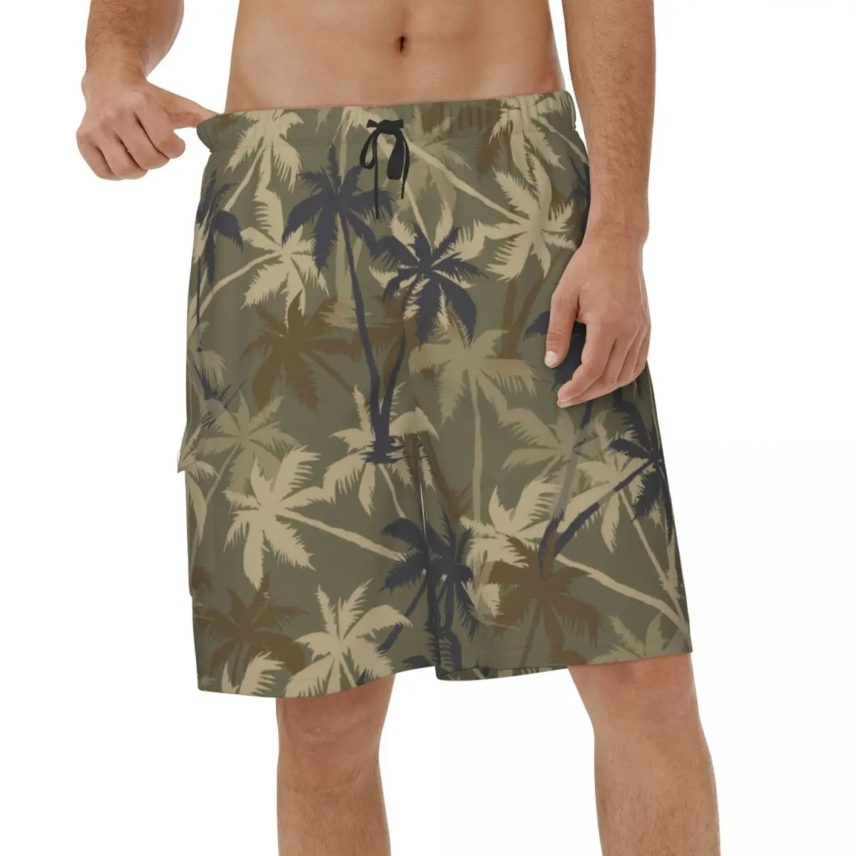 

Fashion Camouflage Camo Men Beach Shorts Sports Swimwear Vacation Swimsuits Breathable Board Shorts