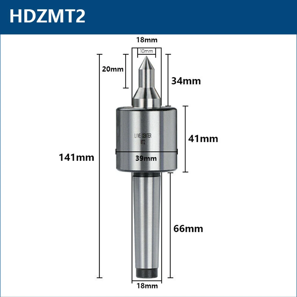 

Accessories Center Taper For Lathe High Precision Live Revolving Center MT2 Parts Tailstock Center Turning Tools