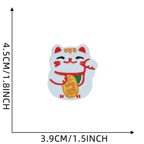 Патчи Damour Budaoweng с вышивкой карпа