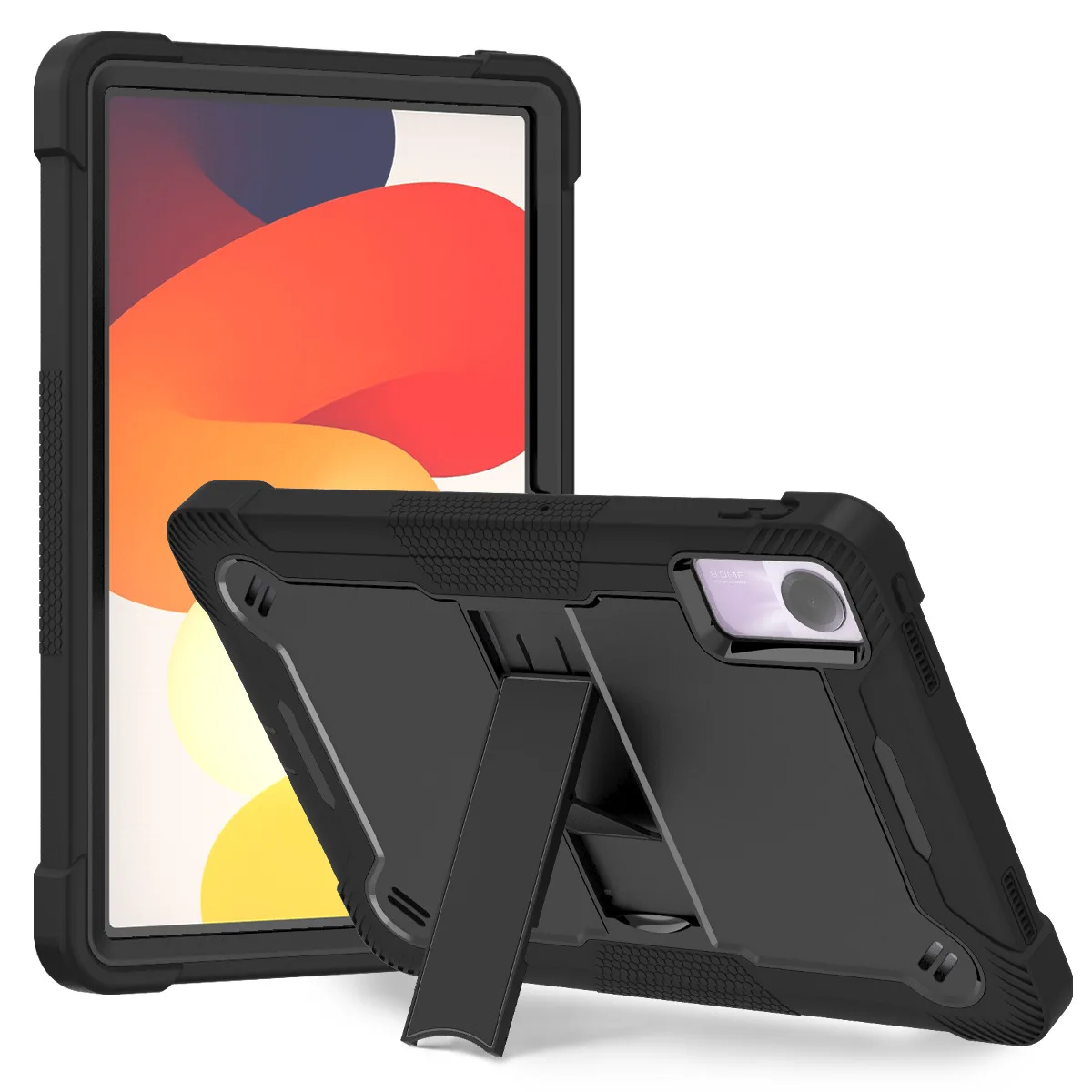 

Case for Xiaomi RedMi Pad SE 11 2023 Tablet Cover Xiaomi RedMi Pad SE 11"Heavy Duty Hybrid Armor Shockproof Kickstand Kids Funda