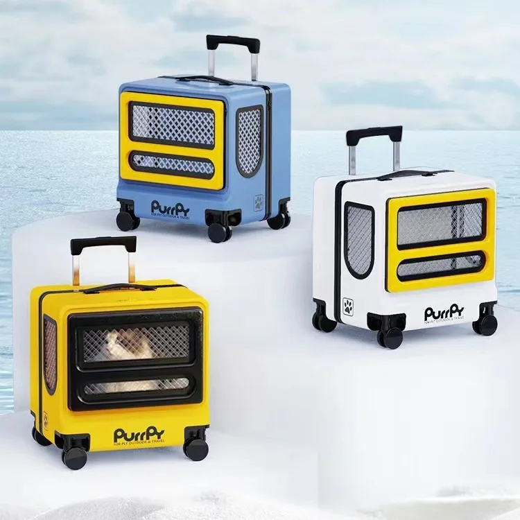 Рюкзак на колесиках для кошек и щенков