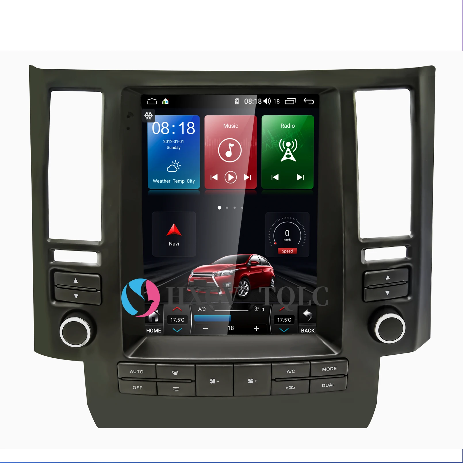 Вертикальный экран Tesla Style Android автомобильное радио для Infiniti FX35 FX45 gps-навигатор
