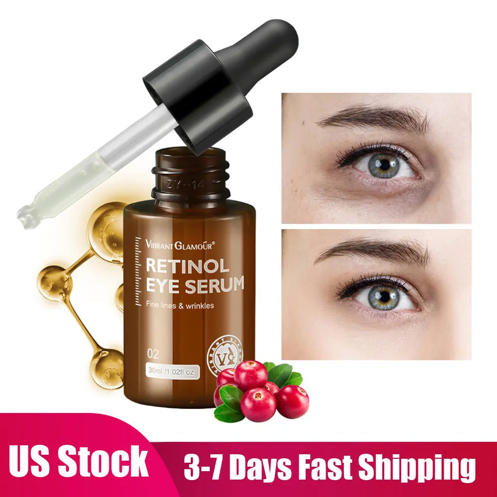 

30ml Retinol Eye Serum Anti-Wrinkle Remove Eye Bags Fade Fine Lines Dark Circles Brighten Whitening Moisturizing Eye Care