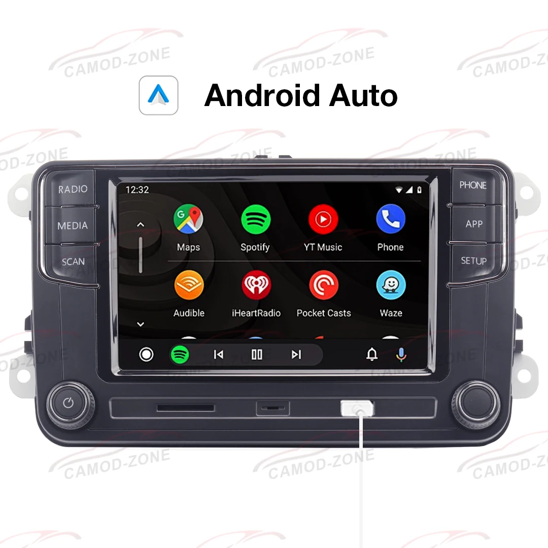 Автомобильный радиоприемник на Android Carplay NONAME RCD440 новый 6RD035187B Bluetooth для VW Passat B6 B7 Golf