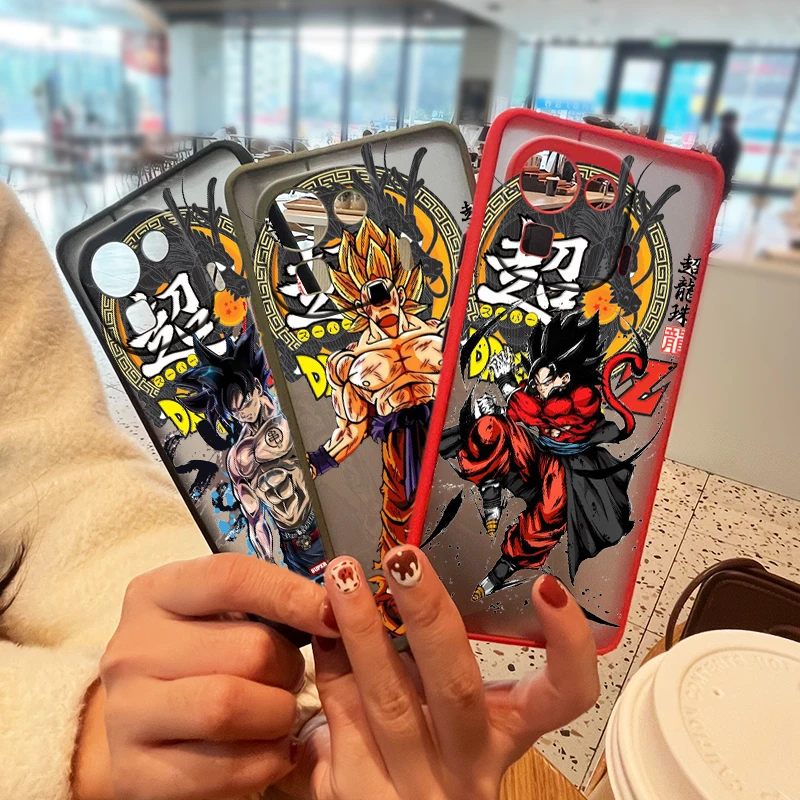 

Goku Dragon Ball Anime For Xiaomi Mi Poco X3 F3 GT NFC GT 11 11T 10 10S 10T Ultra Lite Pro 9 8 Frosted Translucent Phone Case