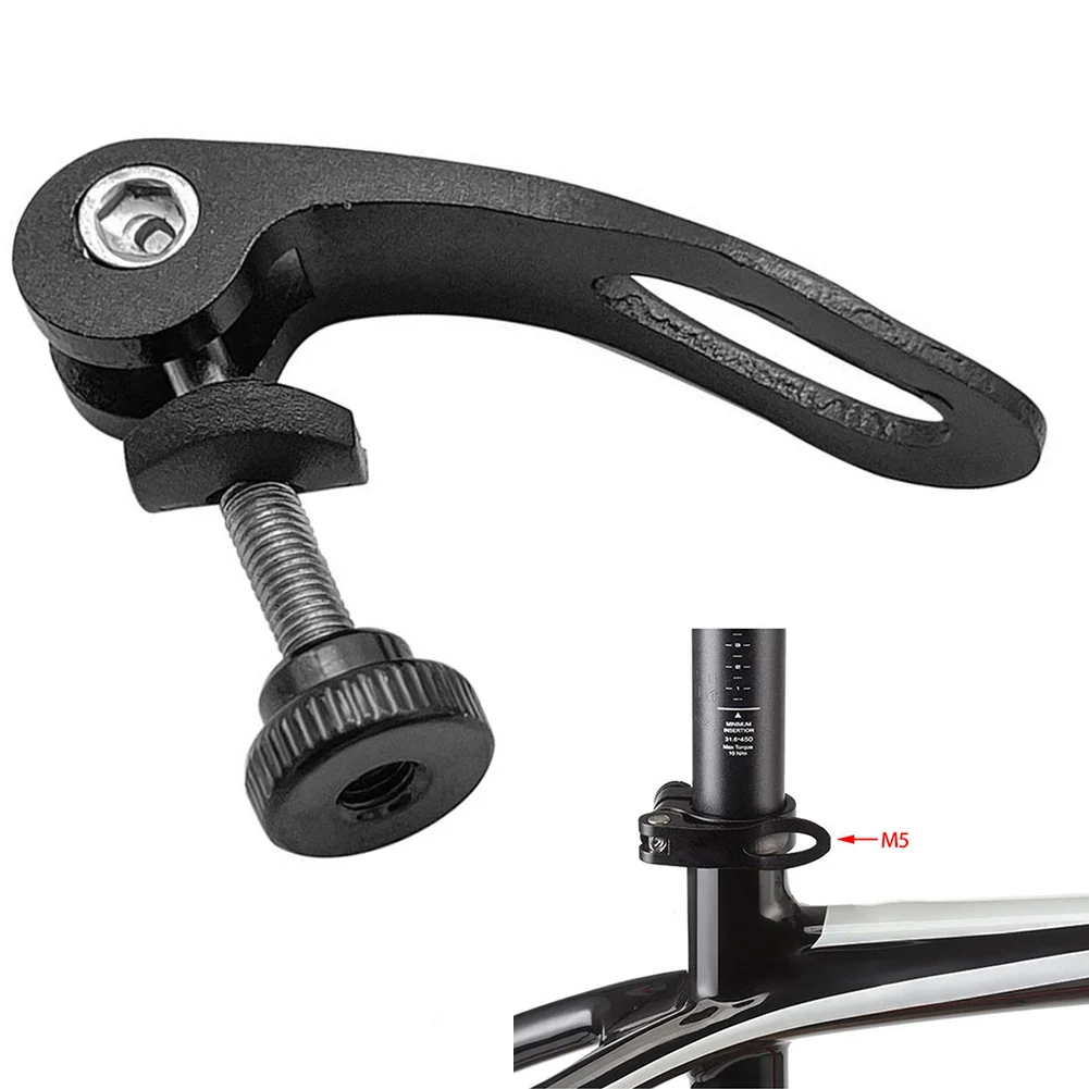 

M5x45mm Bicycle Bike Quick Release Seat Post Clamp Skewer Bolt Clip Screw Bike Cycle Scooter replacement for seat binder bolt