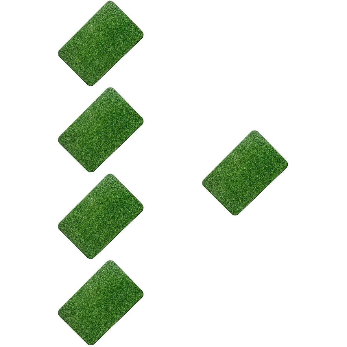 

5pcs Artificial Grass Door Mat Artificial Grass Turf Front Door Mat Artificial Grass Outdoor Rug