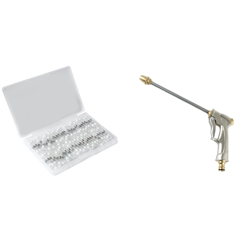 

Car High Pressure Water Electric Machine Nozzle Water Hose with 200PCS 26-24 AWG White Solder Seal Wire Connectors