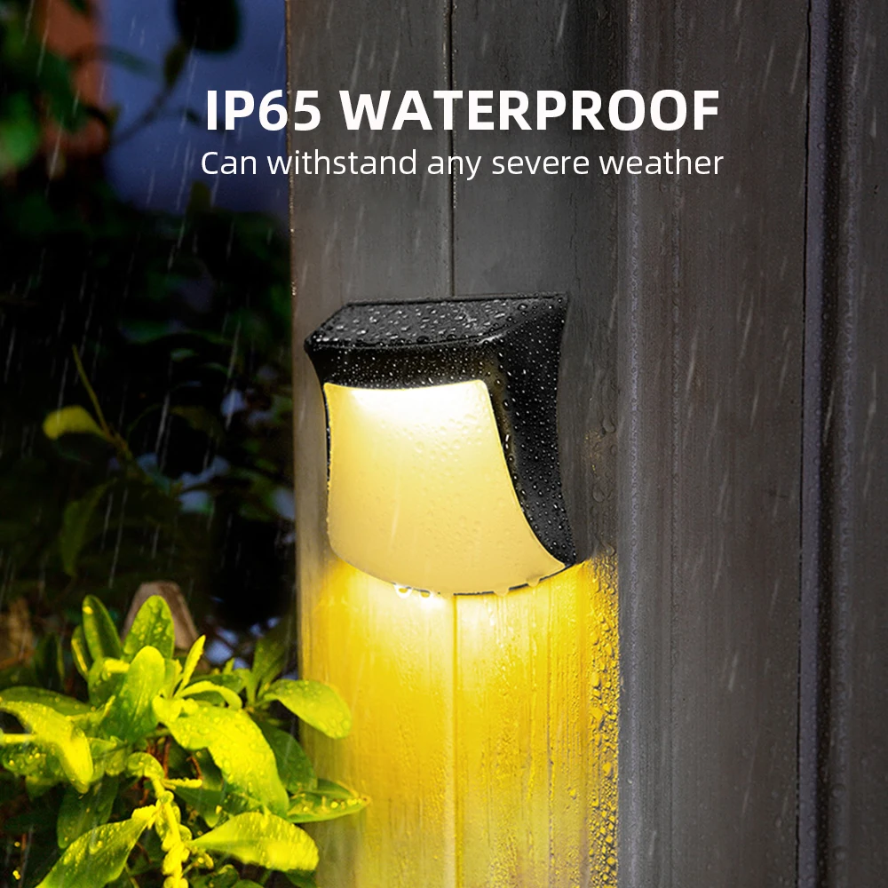 Уличные Водонепроницаемые светодиодные фонари на солнечной батарее садовые