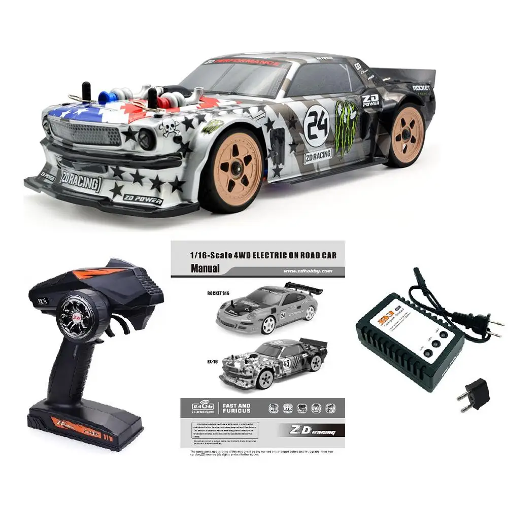 

Zd Racing Ex16 01/02 Rtr 1/16 2.4g 4wd Fast Brushless Rc Car Tourning Vehicles On Road Drift Models Chidlren Toys