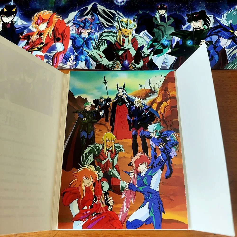 Фото Карточки для коллекции персонажей Saint Seiya. Открытки Бога-воина. Набор из 11 листов. Хируда Сигрефрид. Хаген Тор Альберич. Фенрир. Бутон. №3