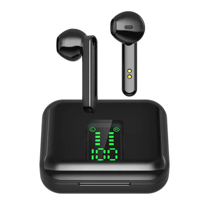 

Новая Bluetooth-гарнитура K9 с цифровым дисплеем и интерфейсом type-C, Беспроводная стереогарнитура TWS с двумя ушами, 5,0