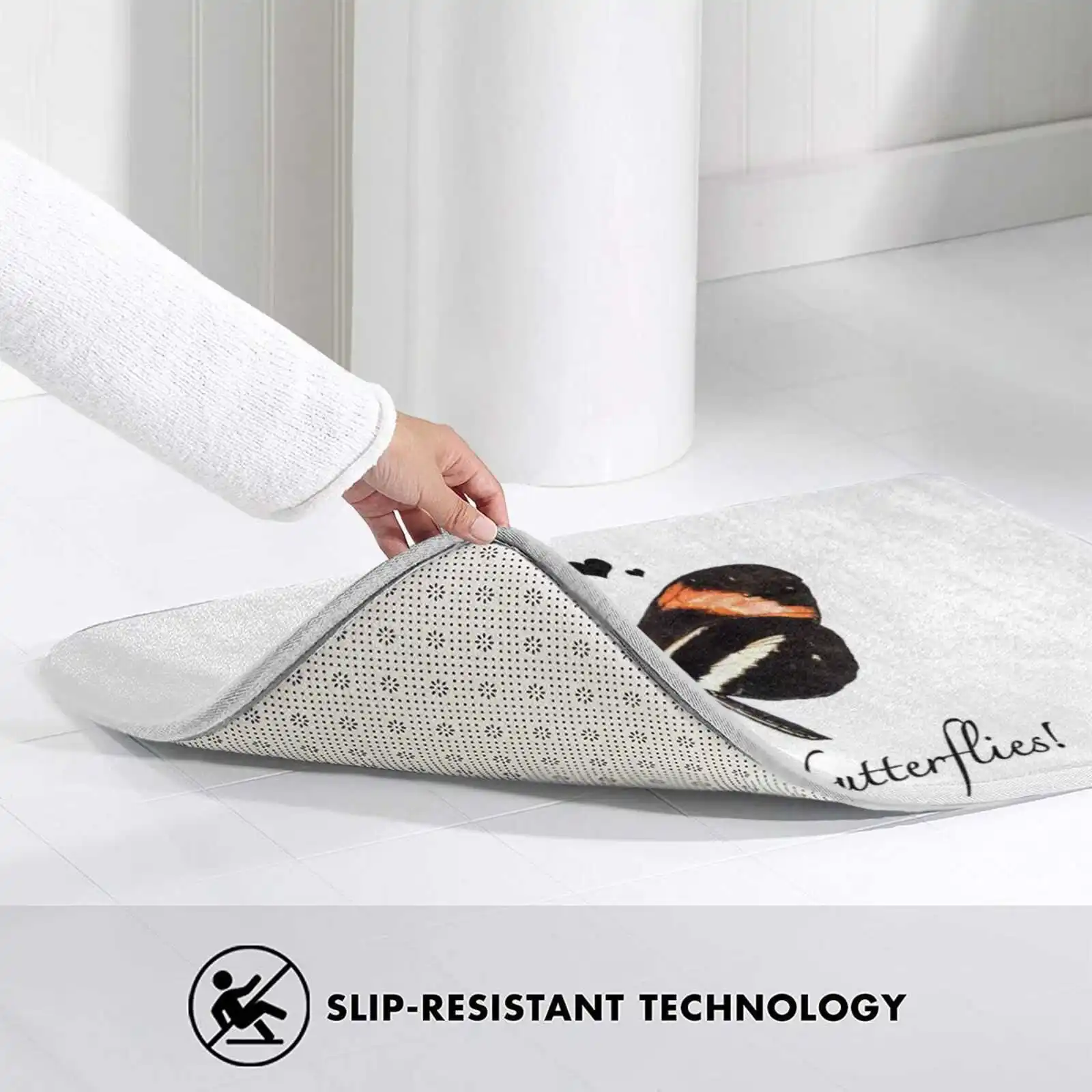 Идея для подарка: фото бабочки мне нравятся бабочки! &quotМягкий коврик дома и