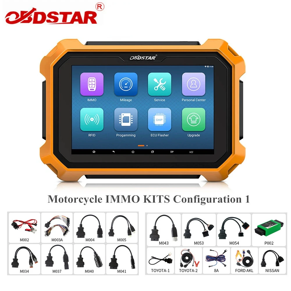 

Программатор ключей OBDSTAR X300 DP PLUS X300DP PLUS C с комплектами IMMO для мотоцикла, Конфигурация 1