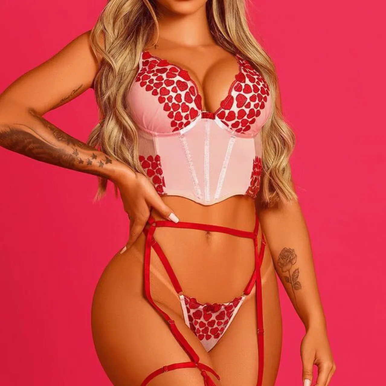 

Бикини модное сексуальное забавное нижнее белье с вышивкой Love сетка Перспектива тяжелые ремесла стальное кольцо Забавный комплект нижнего белья