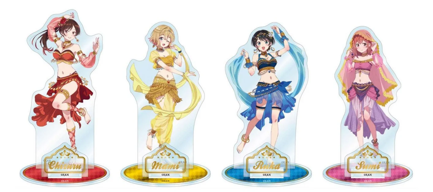 

Anime Rent A Girlfriend Mizuhara Chizuru Asami Nami Ruka Dress Ver. Acrylic Figure Stand Figure Brinquedos Kids Gift Toy 2406