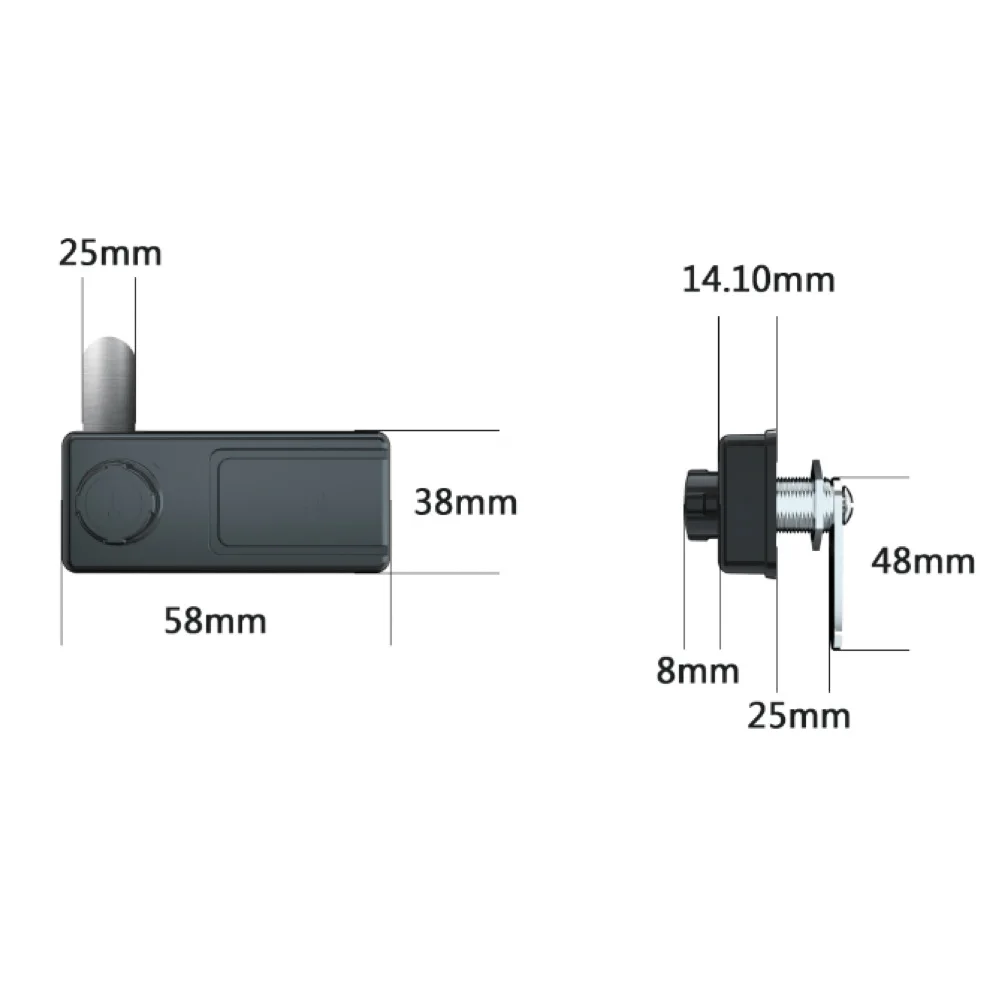 Смарт-замок NFC без блока питания смарт-замок для шкафа блокировка ящика с