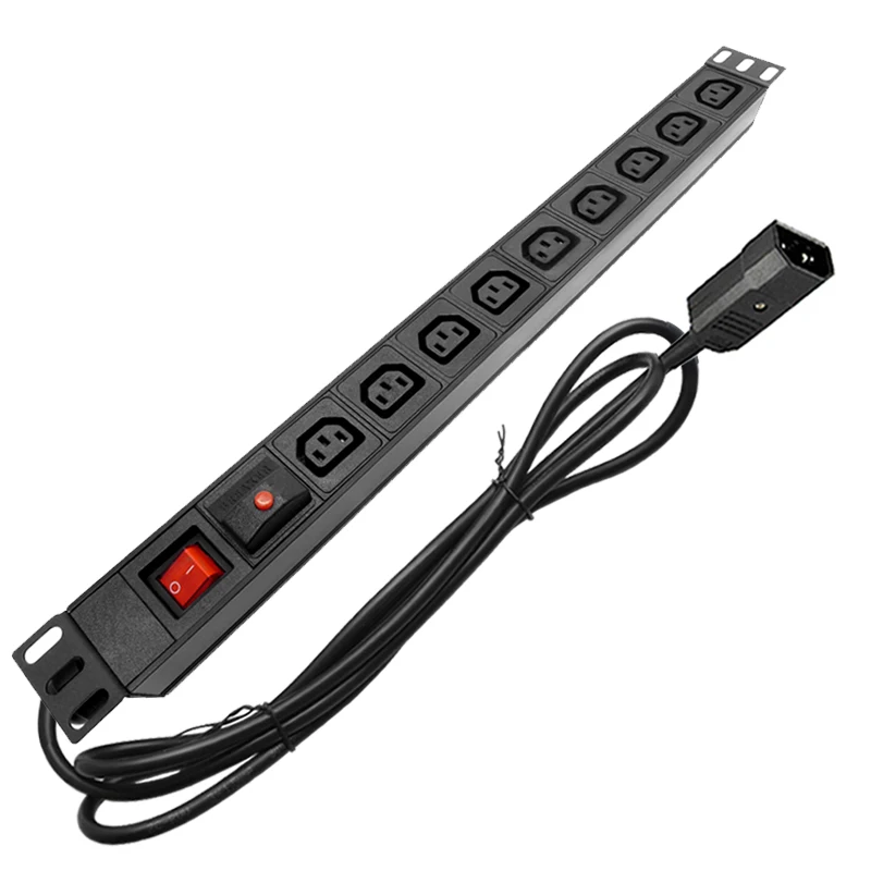 Сетевой фильтр 9AC C13 с выходом из алюминиевого сплава, портативный адаптер для защиты от перегрузки, штепсельная вилка EU UK US AU C14 4000 Вт Сетевой фильтр 9AC C13 с выходом из алюминиевого сплава, портативный адаптер для защиты от перегрузки, штепсельная вилка EU UK US AU C14 4000 Вт