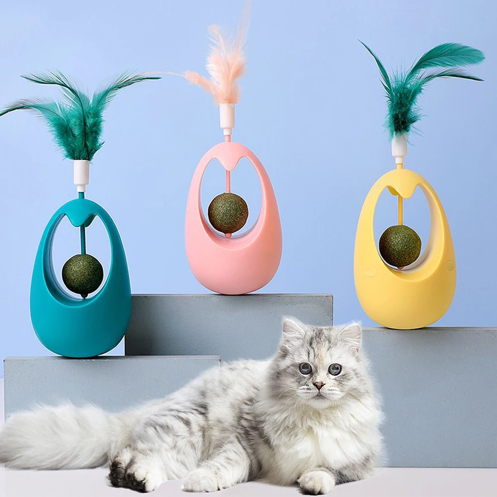 Интерактивные игрушки для кошек забавная имитация котенка кошачья мята лижущий
