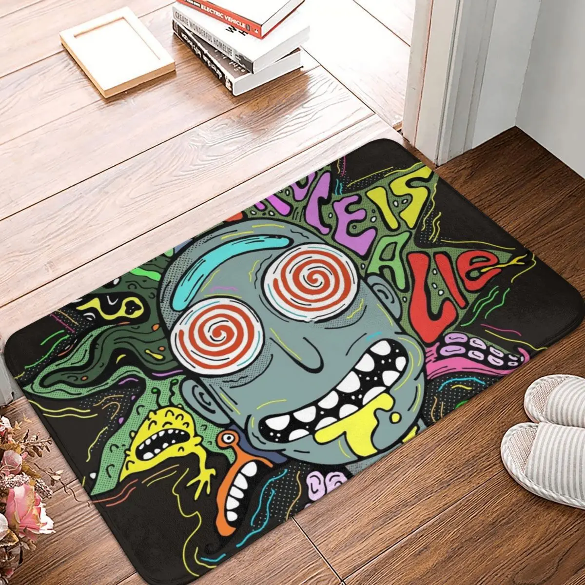 

Acid Rick Polyester Doormat Rug carpet Mat Footpad Non-slip WashableEntrance Kitchen Bedroom balcony Cartoon