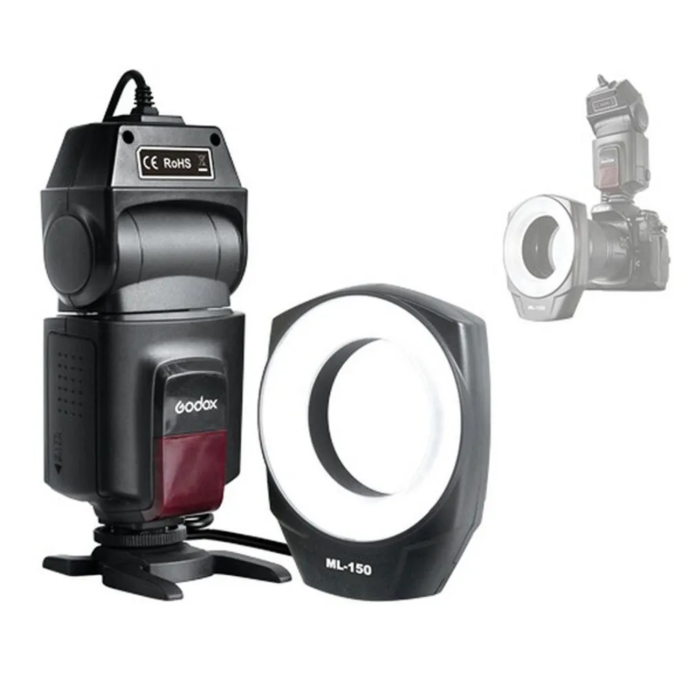 

Кольцевая вспышка Godox для фотоаппаратов Canon, Nikon, Pentax, Olympus