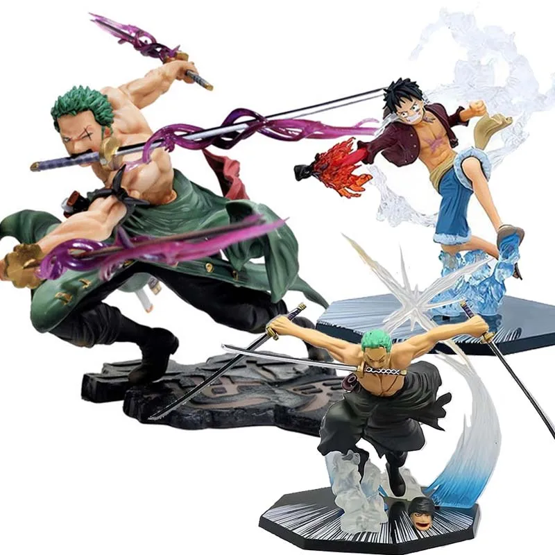 

Аниме One Piece Luffy Roronoa Zoro экшн-фигурка Zoro три лезвия Sa-максимальная манга Фигурки Коллекционная модель игрушка для детей подарок
