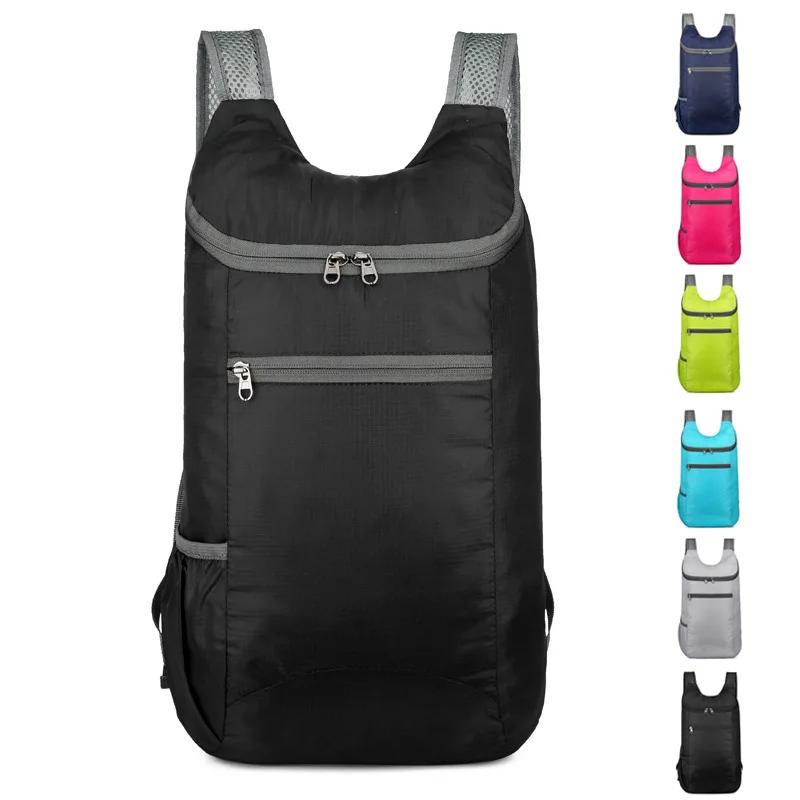 

Рюкзак дорожный портативный, большой водонепроницаемый ранец для женщин и мужчин, вместительная складная сумка для студентов и активного отдыха