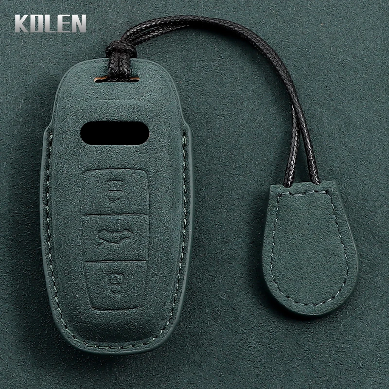 

Кожаный Защитный Чехол Для Ключей Audi С Пультом Дистанционного Управления Для A3 A4 B9 A6 C8 A7 S7 4K A8 D5 S8 Q7 Q8 SQ8 E-t...