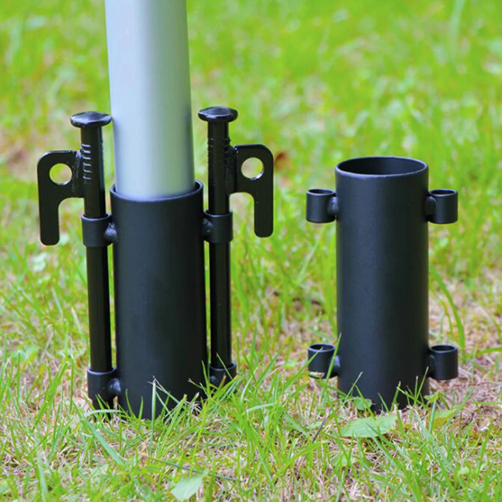 

Awning Rod Holder Outdoor Camping Fishing Canopy Pole Pipe Fixed Tube Reinforced Iron Windproof Tent Awning Pole Accessories