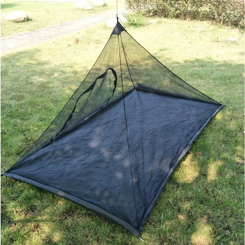 

Палатка с противомоскитной сеткой, Легкая Складная Водонепроницаемая походная палатка из ткани Оксфорд, с дном, защита от насекомых, для сна, для путешествий и походов