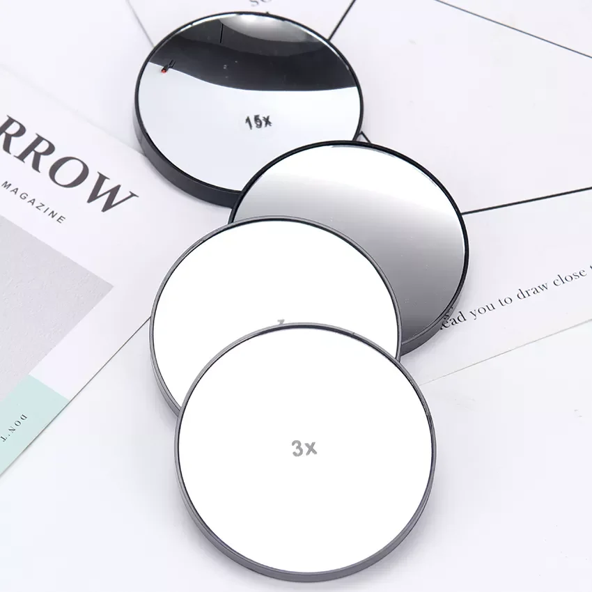 

NEW2023 Mirror 5/10/15X Magnifying Mirror With Two Suction Cups Cosmetics Tools Round Mirror Magnification