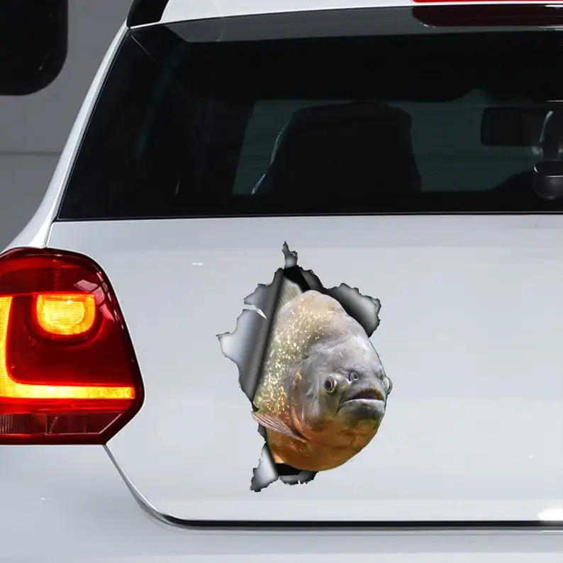 

Piranha decal, Piranha magnet, Piranha sticker, Piranha car sticker