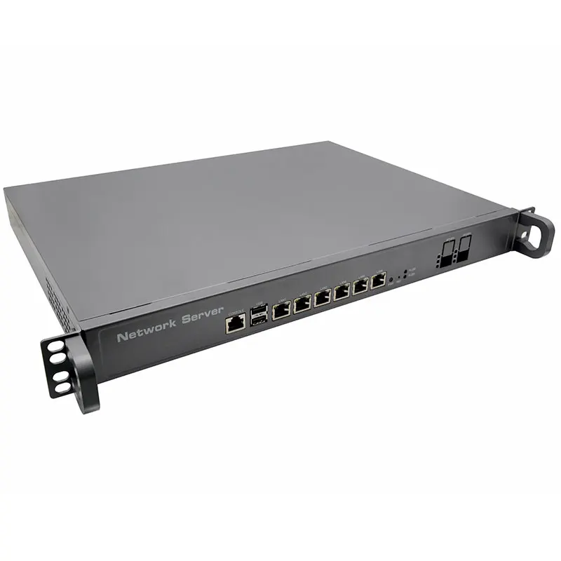 LGA1151 Intel Core i3 8100 i5 8400 i7 8700 1U 6 Nic серверная стойка 2 SFP 1G 10G брандмауэр PfSense OPENsense |