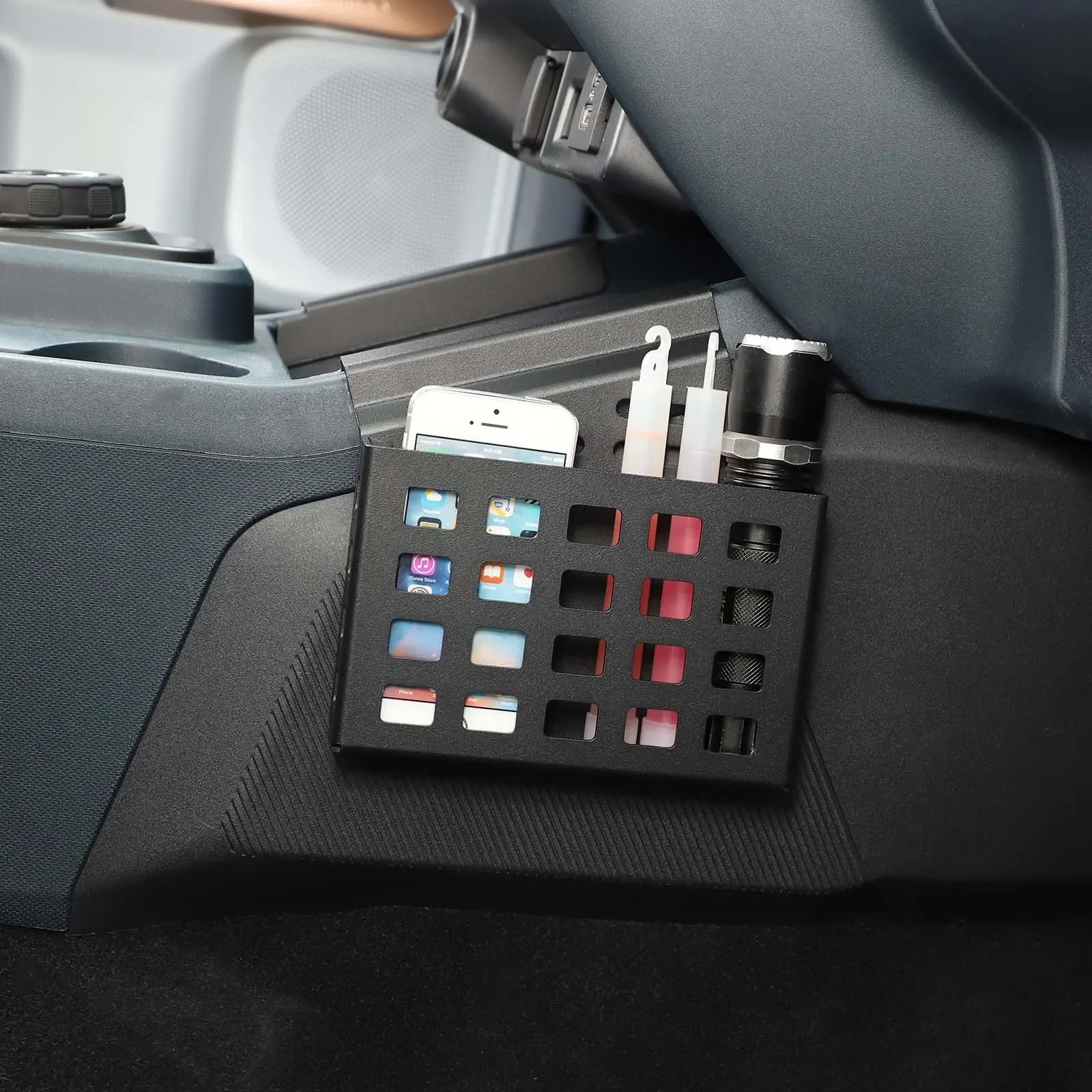 Для Ford Maverick 2022 + автомобильная центральная корзина для хранения из алюминиевого