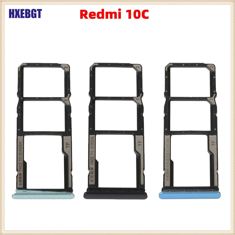 Лоток для двух Sim-карт Xiaomi Redmi 10C держатель Sim-карты SD слот Запасные части - купить