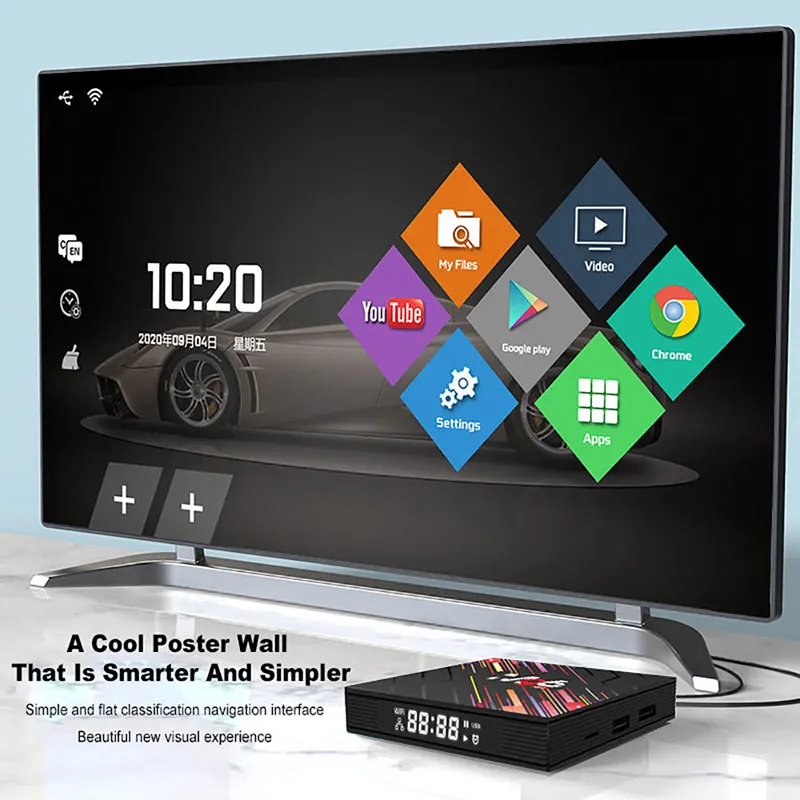 Цветная ТВ-приставка M96 Android 2 4 поддержка iptv Google YouTube медиа-плеер RockChip3318 BLE G/5G