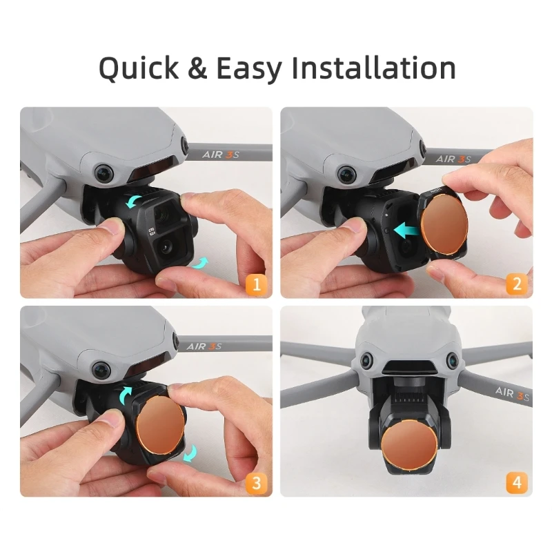 Фильтр объектива для Air 3S MCUV/ND8/ND16/ND32/ND64/ND8PL/ND16PL/ND32PL защитный фильтр фильтры камеры