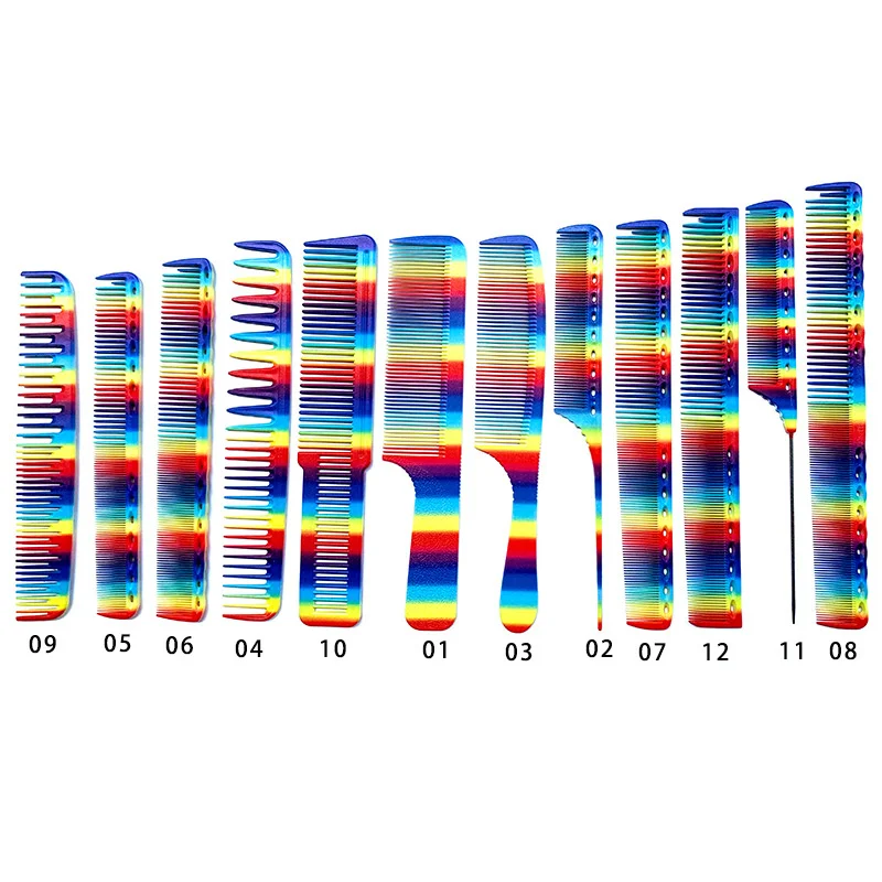 

Professional Hair Comb Barber Hairdressing Hair Cutting Brush Anti-static Salon Hair Care Styling Set