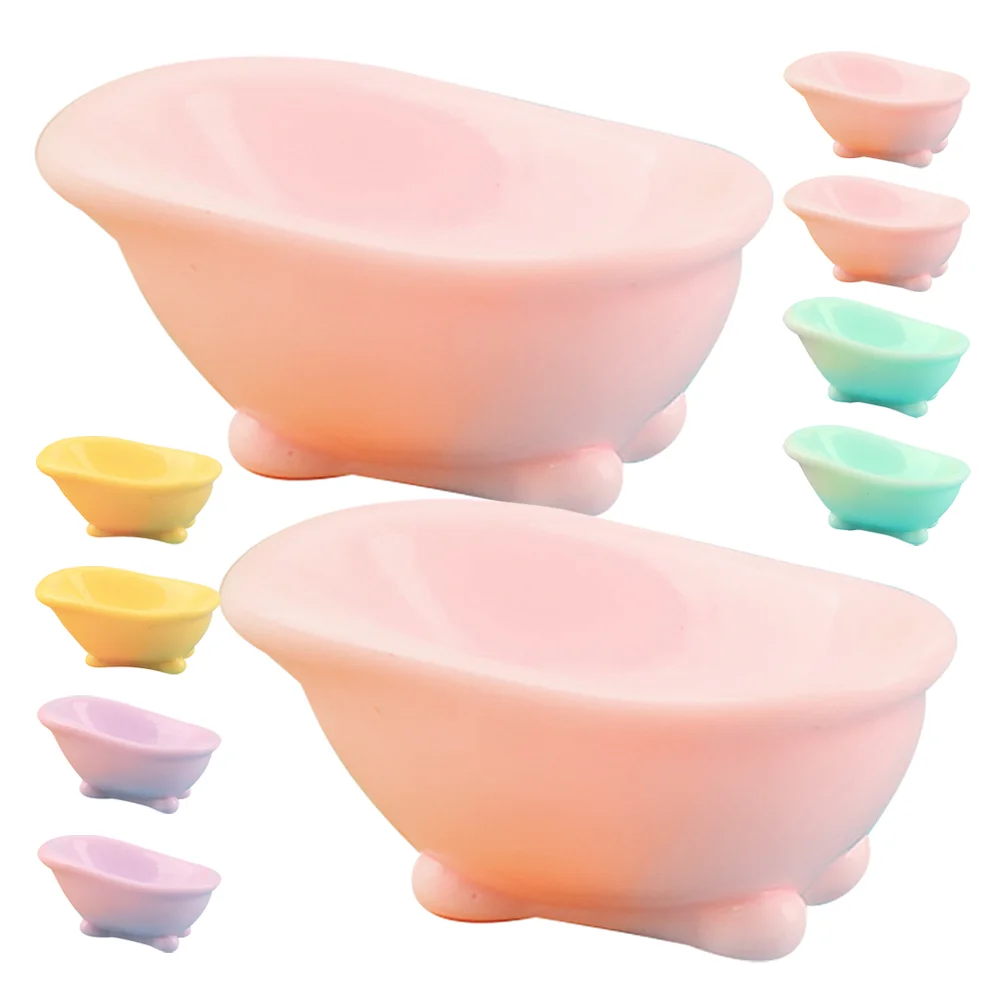 10 шт. ванна микро пейзаж ванная комната сцена реквизит украшение ручной дом смола