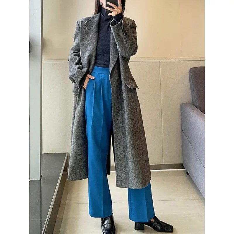 Новый минималистичный H-образный классический двухрядный толстый жаккардовый