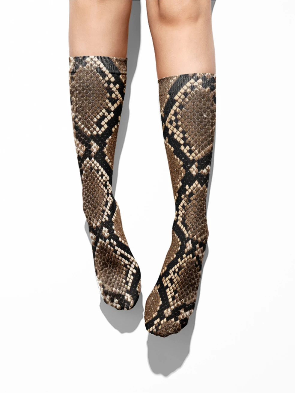 Hot Leopard Print Women 40CM Mid Socks Fashion Sexy Classic Harajuku Socks Comfortable Breathable Novelty Long Socks Role Play