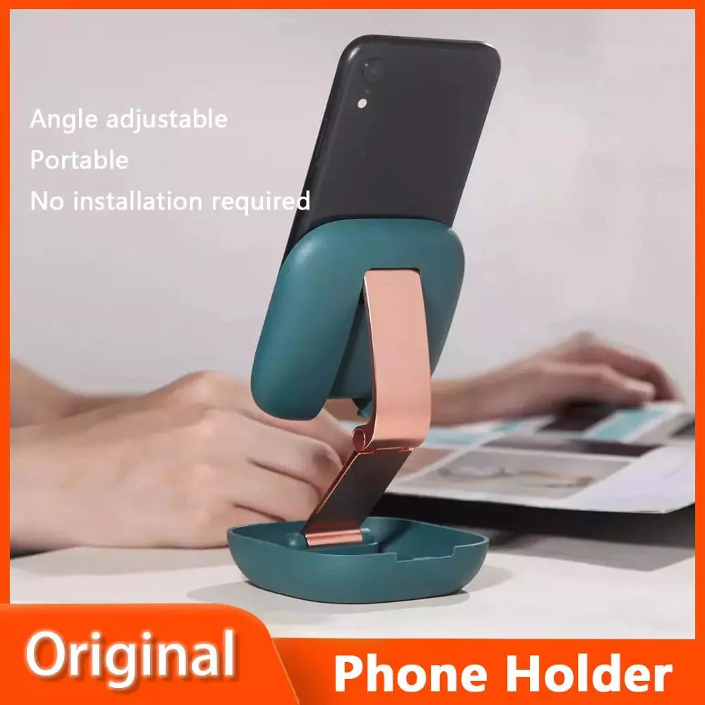 

NEW Xiaomi VH Folding Phone Holder Portable Universal Angle Adjustable Anti-slip Foldable Stand for Mobile Phone Tablet
