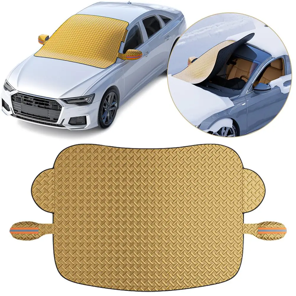 Универсальный автомобильный снежный чехол на переднее лобовое стекло